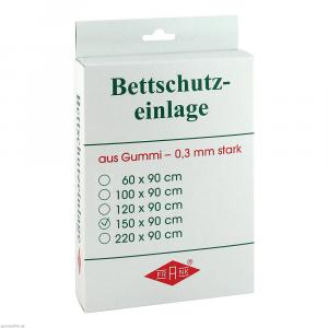 BETTEINLAGE Gummiplatte 0,3 mm 90x150 cm weiß