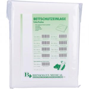 BETTSCHUTZEINLAGE Folie Frottee 120x200 cm
