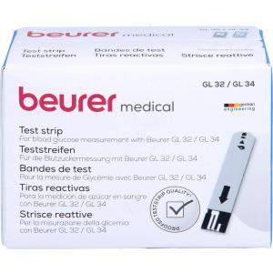 BEURER GL32/GL34/BGL60 Blutzucker Teststreifen