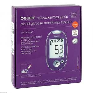 BEURER GL44 Blutzuckermessgerät mmol/l lila