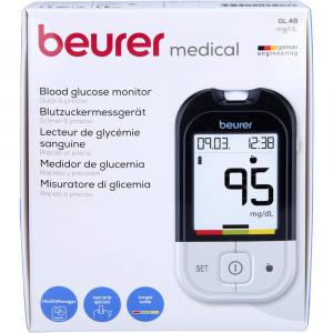 BEURER GL48 Blutzuckermessgerät mg/dl