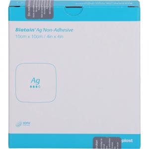 BIATAIN Ag Schaumverband 10x10 cm nicht haftend