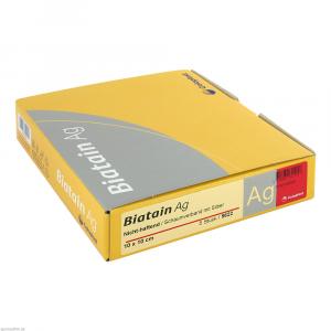 BIATAIN Ag Schaumverband 10x10 cm nicht haftend