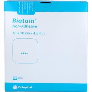 BIATAIN Schaumverband 10x10 cm nicht haftend