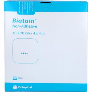 BIATAIN Schaumverband 10x10 cm nicht haftend