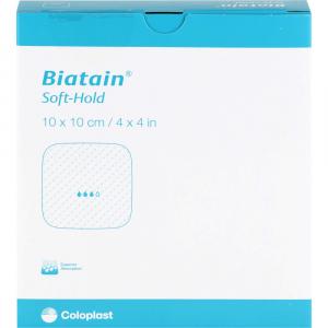 BIATAIN Schaumverband 10x10 cm sanft haftend