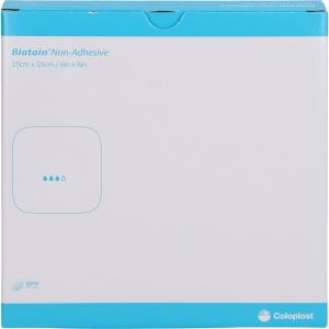 BIATAIN Schaumverband 15x15 cm nicht haftend