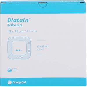 BIATAIN Schaumverband 18x18 cm selbst haftend