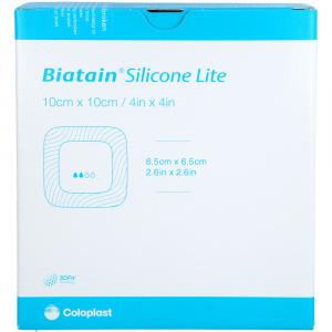 BIATAIN Silicone Lite Schaumverband 10x10 cm