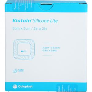 BIATAIN Silicone Lite Schaumverband 5x5 cm