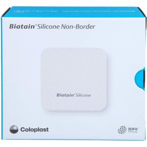 BIATAIN Silicone Non-Border Schaumverb.7,5x7,5 cm
