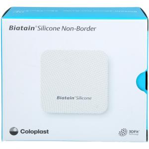 BIATAIN Silicone Non-Border Schaumverb.7,5x7,5 cm