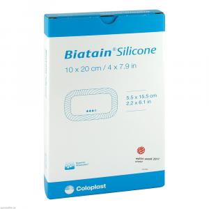 BIATAIN Silicone Schaumverband 10x20 cm