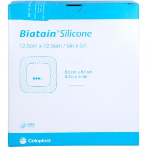 BIATAIN Silicone Schaumverband 12,5x12,5 cm
