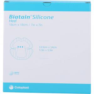 BIATAIN Silicone Schaumverband Ferse 18x18 cm