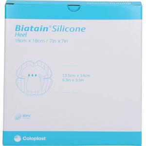 BIATAIN Silicone Schaumverband Ferse 18x18 cm