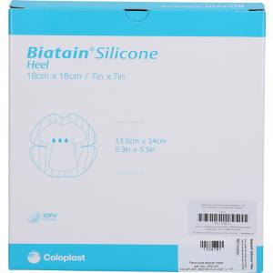 BIATAIN Silicone Schaumverband Ferse 18x18 cm