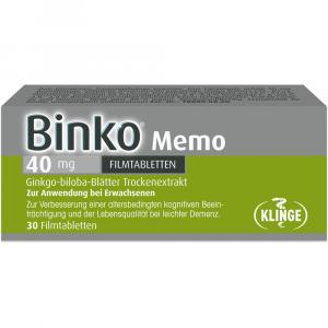 BINKO Memo 40 mg Filmtabletten