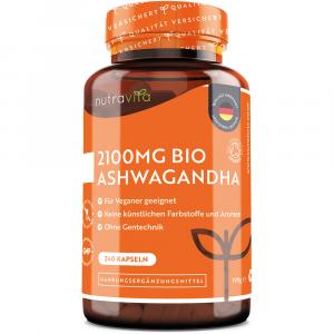 BIO ASHWAGANDHA 2100mg hochdos.veg.Tagesdosis Kps.