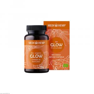 BIO GLOW Chaga-HATCHA Medihemp Kapseln