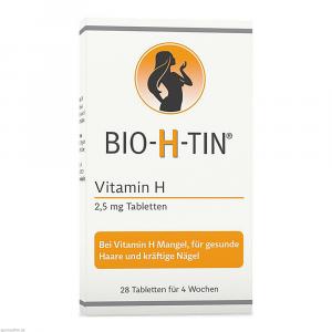BIO-H-TIN Vitamin H 2,5 mg für 4 Wochen Tabletten