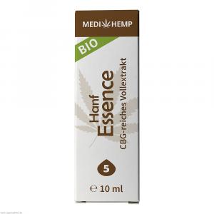 BIO HANF ESSENCE 5% CBG Öl direkt Tropfen GMO frei