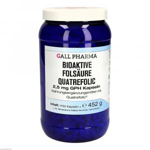 BIOAKTIVE Folsäure Quatrefolic 2,5 mg GPH Kapseln
