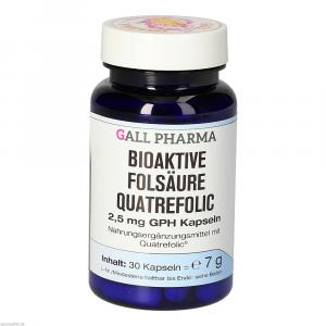 BIOAKTIVE Folsäure Quatrefolic 2,5 mg GPH Kapseln