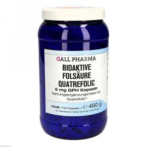 BIOAKTIVE Folsäure Quatrefolic 5 mg GPH Kapseln