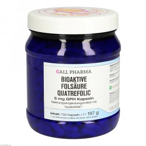 BIOAKTIVE Folsäure Quatrefolic 5 mg GPH Kapseln