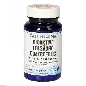 BIOAKTIVE Folsäure Quatrefolic 5 mg GPH Kapseln