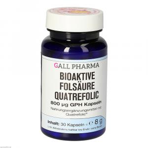 BIOAKTIVE Folsäure Quatrefolic 800 μg GPH Kapseln