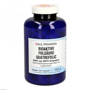 BIOAKTIVE Folsäure Quatrefolic 800 μg GPH Kapseln