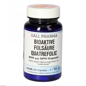 BIOAKTIVE Folsäure Quatrefolic 800 μg GPH Kapseln