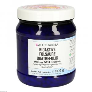 BIOAKTIVE Folsäure Quatrefolic 800 μg GPH Kapseln