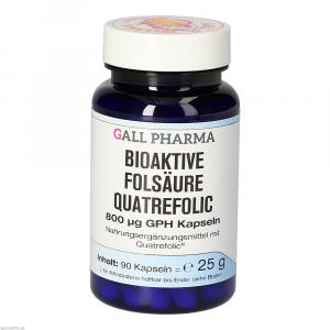 BIOAKTIVE Folsäure Quatrefolic 800 μg GPH Kapseln