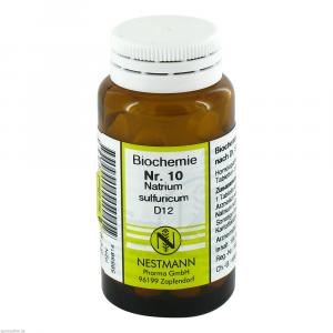 BIOCHEMIE 10 Natrium sulfuricum D 12 Tabletten