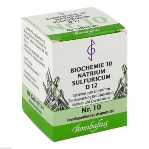 BIOCHEMIE 10 Natrium sulfuricum D 12 Tabletten