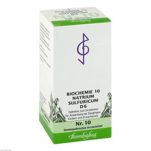 BIOCHEMIE 10 Natrium sulfuricum D 6 Tabletten