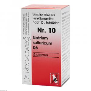 BIOCHEMIE 10 Natrium sulfuricum D 6 Tabletten