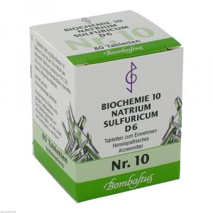 BIOCHEMIE 10 Natrium sulfuricum D 6 Tabletten