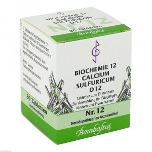 BIOCHEMIE 12 Calcium sulfuricum D 12 Tabletten