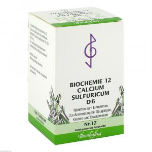 BIOCHEMIE 12 Calcium sulfuricum D 6 Tabletten