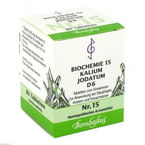 BIOCHEMIE 15 Kalium jodatum D 6 Tabletten