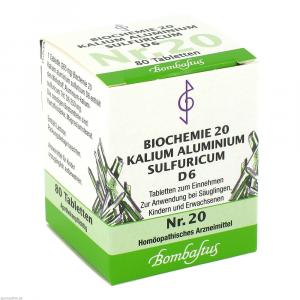 BIOCHEMIE 20 Kalium aluminium sulfuricum D 6 Tabl.