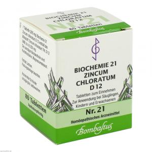 BIOCHEMIE 21 Zincum chloratum D 12 Tabletten