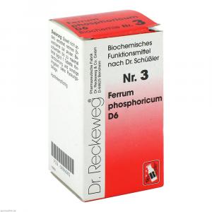 BIOCHEMIE 3 Ferrum phosphoricum D 6 Tabletten