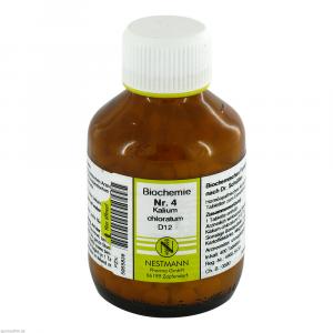 BIOCHEMIE 4 Kalium chloratum D 12 Tabletten