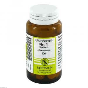 BIOCHEMIE 4 Kalium chloratum D 6 Tabletten