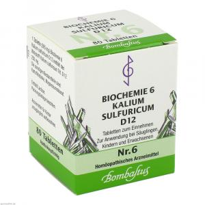 BIOCHEMIE 6 Kalium sulfuricum D 12 Tabletten